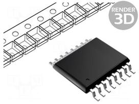 IC: digital | 4bit,bidirectional,logic level voltage translator