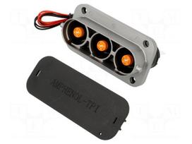 Connector: DC supply | female | PowerLok Gen.2 | 300A | 1kV | PIN: 3