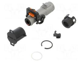 Connector: DC supply | male | PowerLok Gen.2 | 300A | 1kV | PIN: 1 | red
