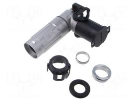 Connector: DC supply | male | PowerLok Gen.2 | 500A | 1kV | PIN: 1 | black