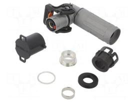 Connector: DC supply | male | PowerLok Gen.2 | 300A | 1kV | PIN: 1 | black