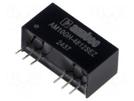 Converter: DC/DC | 10W | Uin: 18÷75VDC | Uout: 12VDC | Iout: 750mA | SIP8