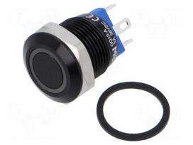 Switch: vandal resistant | Pos: 2 | SPST-NO | 2A/36VDC | IP65 | OFF-(ON)