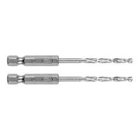 Gręžtuvai, suktuvai, perforatoriai // Priedai malūnėliams, gręžtuvams ir suktuvams // Wiertło do metalu Hex 3.0 mm, 2 szt.