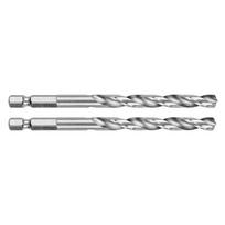 Gręžtuvai, suktuvai, perforatoriai // Priedai malūnėliams, gręžtuvams ir suktuvams // Wiertło do metalu Hex 6.5 mm, 2 szt.