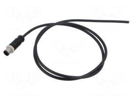 Connector: M12 | plug | male | PIN: 5 | straight | 4A | 60V | IP68,IP69K