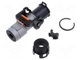 Connector: DC supply | male | PowerLok Gen.2 | 300A | 1kV | PIN: 1 | black