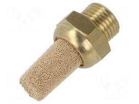 Sound suppression silencer | Thread: G 1/8" | sintered bronze