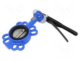 Inter-flange flap valve | cast iron | EPDM | max.16bar | -20÷120°C
