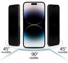 Apsauginiai stiklai iLike Samsung GALAXY S23 TEMPERED PRIVACY GLASS (WITH CUTOUT FOR READER) Black