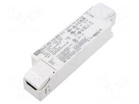 Power supply: switching | LED | 60W | 12VDC | 0÷5A | 155÷400VDC | XLC-60