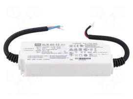Power supply: switching | LED | 60W | 12VDC | 0÷5A | 110÷305VAC | IP67