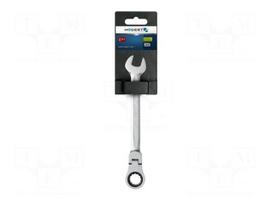 Wrench: combination spanner | rattle,with joint | 14mm
