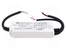 Power supply: switching | LED | 60W | 48VDC | 0÷1.25A | 110÷305VAC | IP67