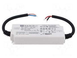 Power supply: switching | LED | 60W | 48VDC | 0÷1.25A | 110÷305VAC | IP67