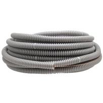 Flexible corrugated grey pipes with pilot 25mm320N15m