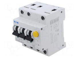 RCBO breaker | Inom: 16A | Ires: 30mA | Poles: 3 | 240VAC | IP20 | 1÷25mm2