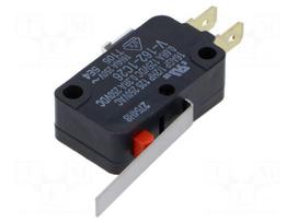 Microswitch SNAP ACTION | 16A/250VAC | 0.6A/125VDC | with lever