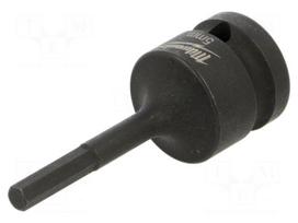 Socket: hex key-bit | impact | HEX 5mm | 1/2"