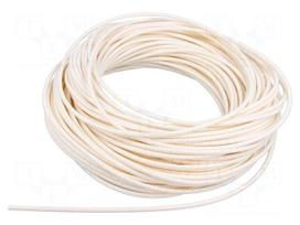 Spiral wrapping | ØBundle : 1.6÷8mm | PE-FR,polyetylene | white