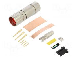 Connector: circular | socket,plug | for cable | PIN: 7 | female | metal