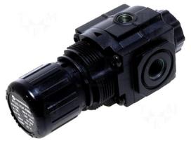 Compressed air regulator | 0.3÷10bar | aluminium | Thread: BSP 1/2"