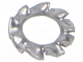 Washer | round | D=6mm | A2 stainless steel | DIN 6798A | BN 675