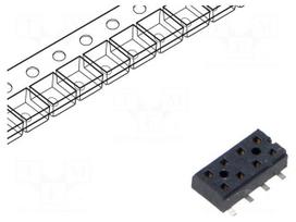 Connector: PCB to PCB | socket | female | PIN: 8 | CLT | vertical | 4.1A