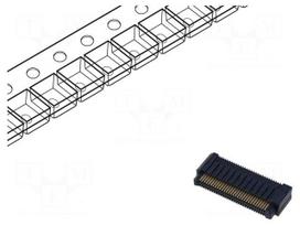 Connector: PCB to PCB | socket | male | PIN: 60 | ERM8 | vertical | 1.4A