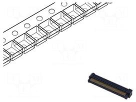 Connector: PCB to PCB | socket | male | PIN: 80 | ERM8 | vertical | 1.4A