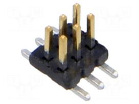 Connector: pin strips | socket | male | PIN: 6 | vertical | SMT | 1.27mm