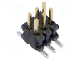 Connector: pin strips | socket | male | PIN: 6 | vertical | SMT | 1.27mm