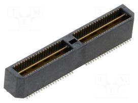 Connector: PCB to PCB | socket | male | PIN: 80 | QTE | vertical | 2A | SMT