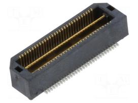 Connector: PCB to PCB | socket | male | PIN: 60 | QTH | vertical | 2A | SMT