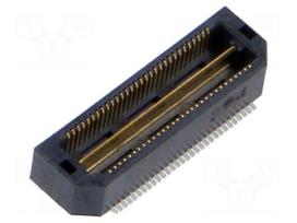 Connector: PCB to PCB | socket | male | PIN: 60 | QTH | vertical | 2A | SMT