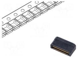 Connector: PCB to PCB | socket | male | PIN: 60 | QTH | vertical | 2A | SMT