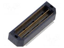 Connector: PCB to PCB | socket | male | PIN: 60 | QTH | vertical | 2A | SMT