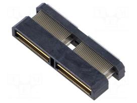 Connector: PCB to PCB | socket | male | PIN: 120 | QTH | vertical | 2A | SMT