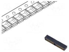 Connector: PCB to PCB | socket | male | PIN: 120 | QTH | vertical | 2A | SMT