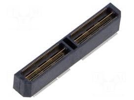 Connector: PCB to PCB | socket | male | PIN: 120 | QTH | vertical | 2A | SMT