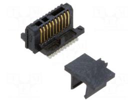 Connector: PCB to PCB | socket | male | PIN: 10 | ST4 | vertical | 1.6A