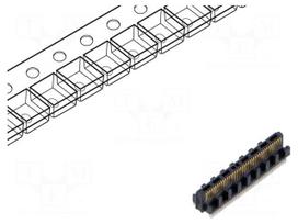 Connector: PCB to PCB | socket | male | PIN: 40 | ST4 | vertical | 1.6A