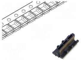 Connector: PCB to PCB | socket | male | PIN: 15 | ST5 | vertical | 1.5A