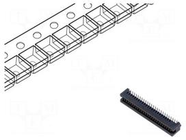 Connector: PCB to PCB | socket | male | PIN: 50 | TFC | vertical | 3.1A