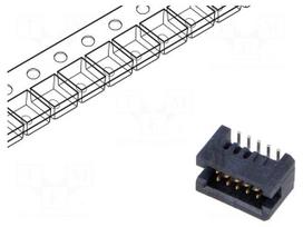 Connector: PCB to PCB | socket | male | PIN: 10 | TFM | vertical | 3.7A