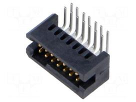 Connector: PCB to PCB | socket | male | PIN: 14 | TFM | angled | 3.7A | THT