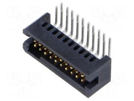 Connector: PCB to PCB | socket | male | PIN: 20 | TFM | angled | 3.7A | THT