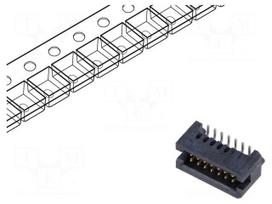 Connector: PCB to PCB | socket | male | PIN: 14 | TFM | vertical | 3.7A