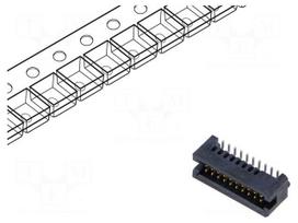 Connector: PCB to PCB | socket | male | PIN: 20 | TFM | vertical | 3.7A