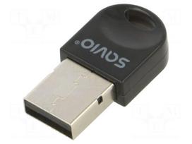 BT adapter | USB A plug | USB 2.0 | with LED | black | 3Mbps | 20m
